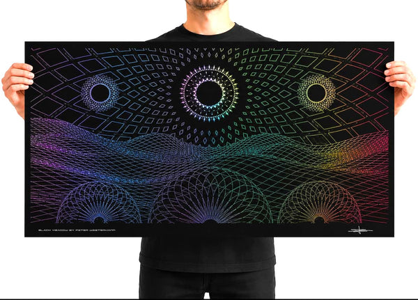 Black Meadow Signed Embossed Holo Print